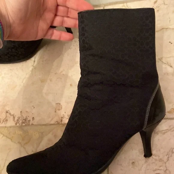 Authentic coach pointy boots signature cc - Picture 4 of 12
